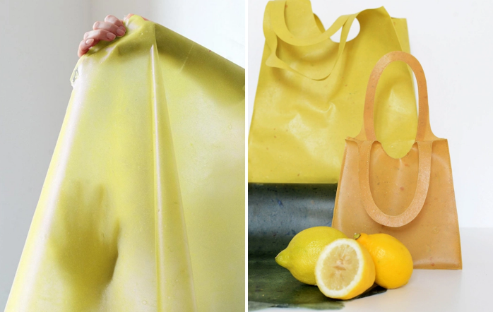 Estas bolsas reutilizáveis feitas de cascas de frutas são uma alternativa ecológica aos sacos de plástico!