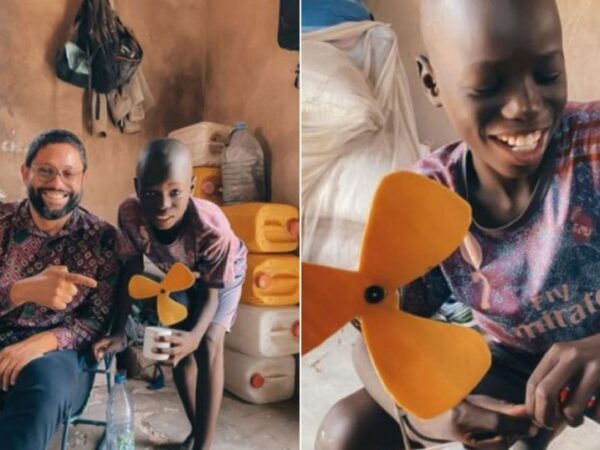 Menino de 11 anos cria ventilador movido à energia solar