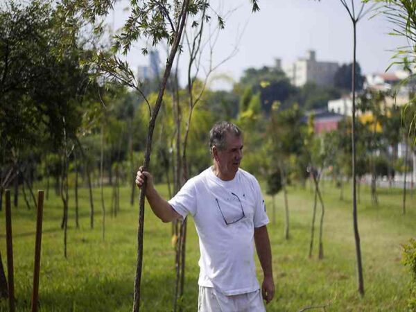 A história do homem que criou o 1º parque linear de SP plantando 33 mil árvores