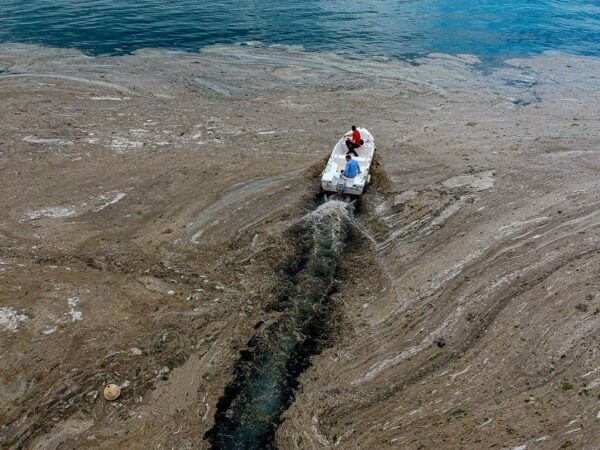 ‘Muco marinho’ em mar da Turquia alarma moradores e ecologistas