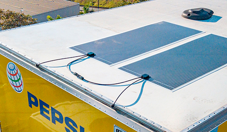 Pepsico instala tecnologia solar brasileira em seus caminhões