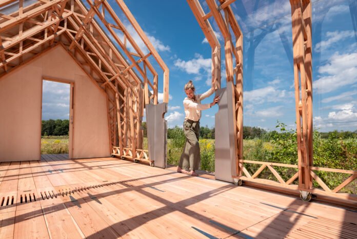 Casa pré-fabricada se expande conforme a necessidade do morador