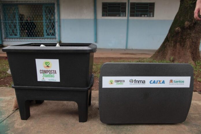 Santos vai distribuir composteiras domésticas gratuitamente