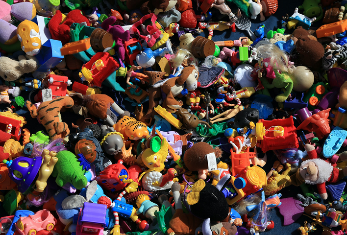 Programa Nacional coleta brinquedos para reciclagem