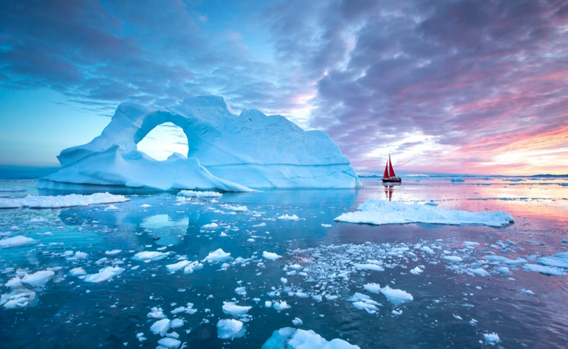 Chuva destrói quase metade da camada de gelo na região mais fria da Groenlândia