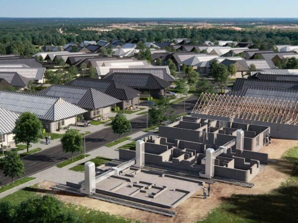 O maior bairro do mundo de casas impressas em 3D a serem construídas no Texas