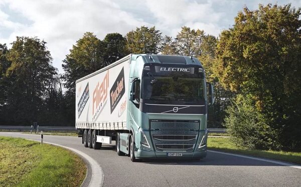 Caminhão elétrico pesado da Volvo foi colocado em teste pela primeira vez