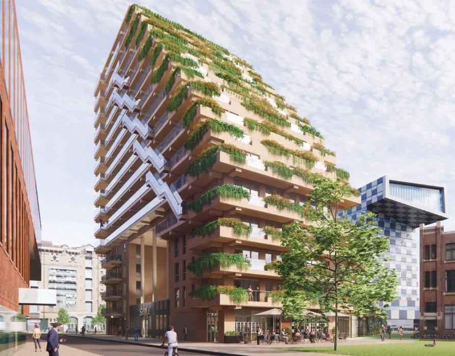 SAWA, o edifício 90% de madeira, o mais sustentável da Holanda