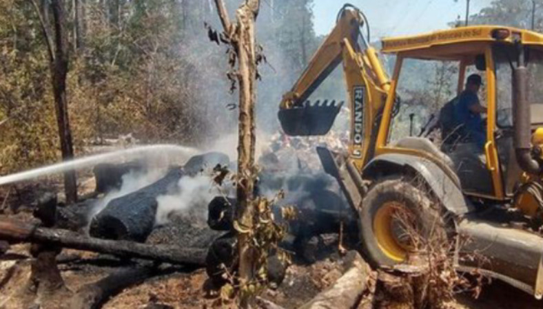 Seca extrema faz número de queimadas explodir no Pampa