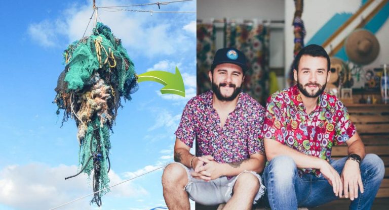 Jovens transformam plástico retirado do oceano em roupas duráveis