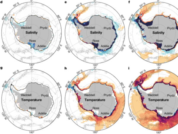 Circulação oceânica profunda na Antártida pode entrar em colapso