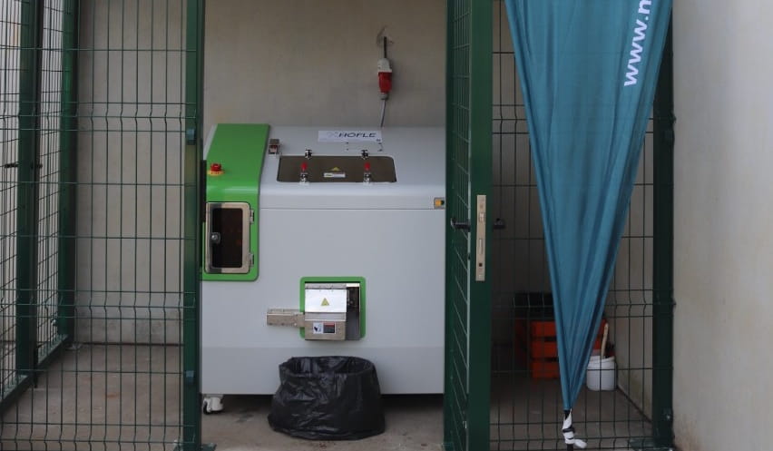 Empresa portuguesa instala desidratador de resíduos alimentares, único no país
