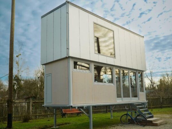 Vagabundo Flex: a nova Tiny House completa de 2 andares com telhado pop-up