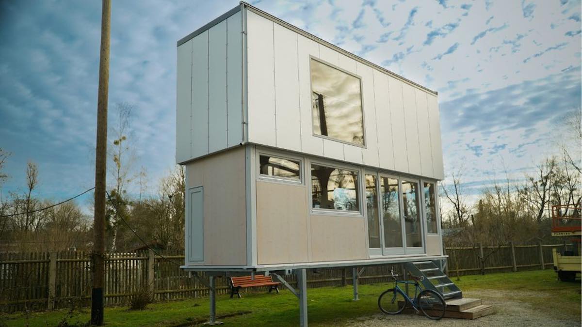 Vagabundo Flex: a nova Tiny House completa de 2 andares com telhado pop-up