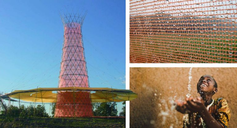 Foram criadas torres que obtêm ‘água do ar’ para fornecer às famílias africanas