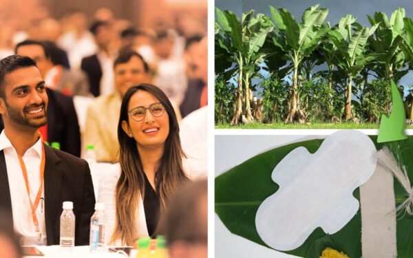 Casal transforma resíduos da colheita de banana em absorventes biodegradáveis