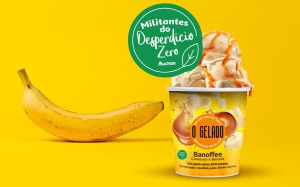 Bananas maduras não vendidas em rede de mercados europeia dão origem ao gelado Banoffee
