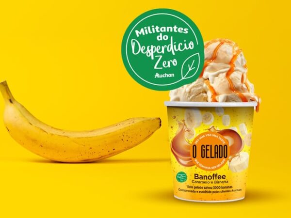 Bananas maduras não vendidas em rede de mercados europeia dão origem ao gelado Banoffee