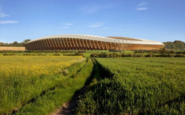 O time de futebol mais verde do mundo, Forest Green Rovers FC, construirá o primeiro estádio de madeira do Reino Unido