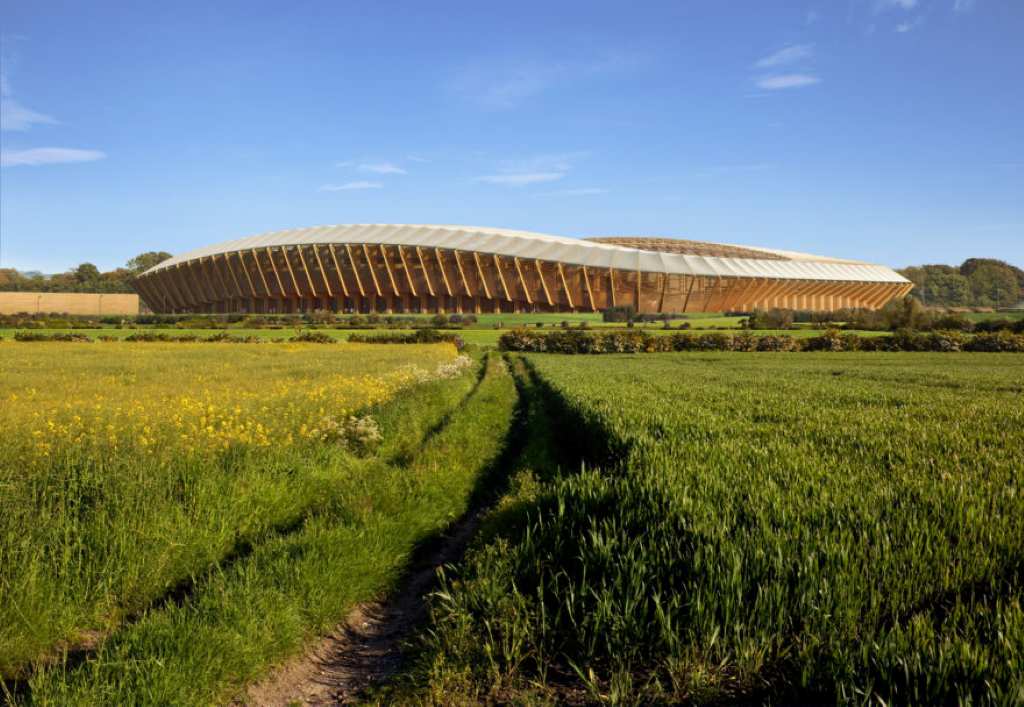 O time de futebol mais verde do mundo, Forest Green Rovers FC, construirá o primeiro estádio de madeira do Reino Unido