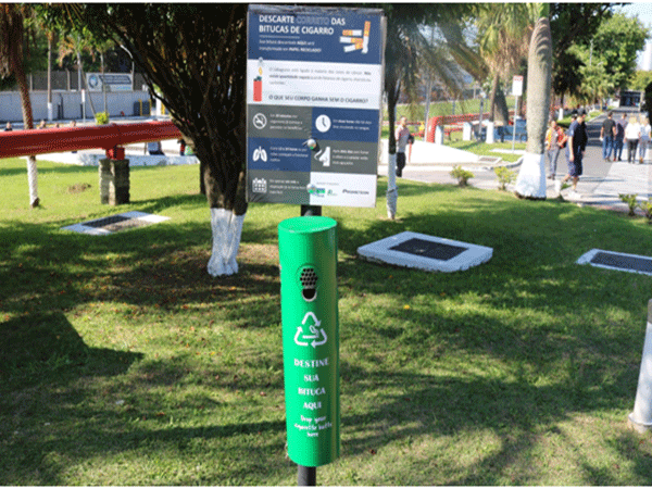 Fábricas da Prometeon reciclaram quase 25 mil bitucas de cigarro no mês de junho