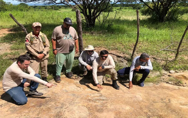 Maior pegada de dinossauro no Brasil é descoberta na Paraíba, aponta pesquisa
